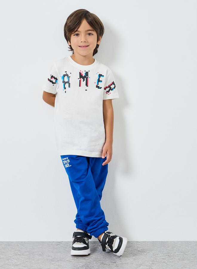 ستايلي تيشيرت قطن بطبعة جرافيك - Image 2